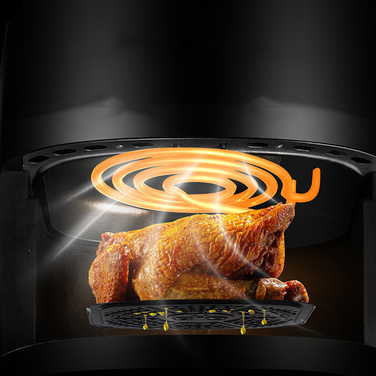 Аерофритюрниця Air Fryer 8л XL, Потужність 2400 Вт, 8 програм приготування