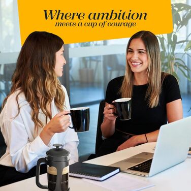 ESPRO P5 Френч-прес: кавомашина з запатентованим подвійним мікрофільтром, без осаду, з термостійкого боросилікатного скла