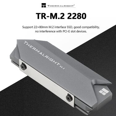 Радіатор охолодження SSD M.2 2280 Thermalright з двостороннім тепловим прошарком, високої продуктивності