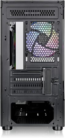 Корпус Thermaltake View 170 TG ARGB Micro-Tower – скло, 3 вентилятори ARGB, підтримка 240/280мм радіатора, чорний