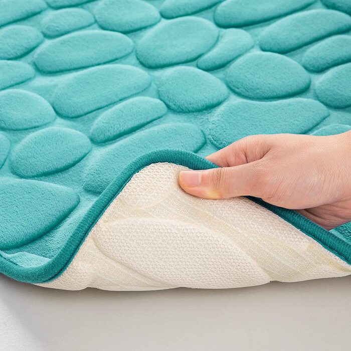 MIULEE Bathroom and Toilet Rug 50x80 cm Turquoise