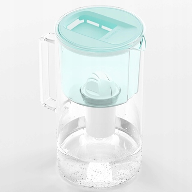 Скляний фільтр-кувшин Wessper D2 BOROSILICATE 3л, м'ятний + фільтр