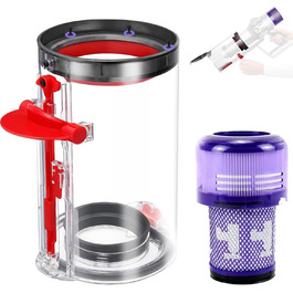 Замінник контейнера для пилу та HEPA фільтр для пилососів Dyson V11, V15, SV14, SV17, SV22, SV28 (970013-02/970013-03)