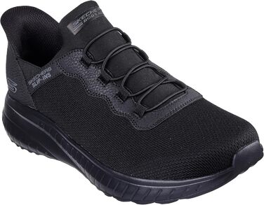 Чоловічі кросівки Skechers Bobs Squad Chaos-Slip Ins, чорні, розмір 43 EU