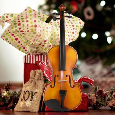 Скрипка набір, дерев'яна скрипка для дорослих початківців (4/4)