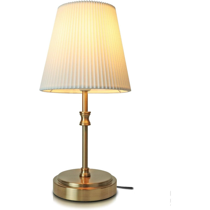 Настільна лампа Touch з регулюванням яскравості, 31.5 см, золото. Ідеально для спальні, вітальні, як подарунок на Різдво.