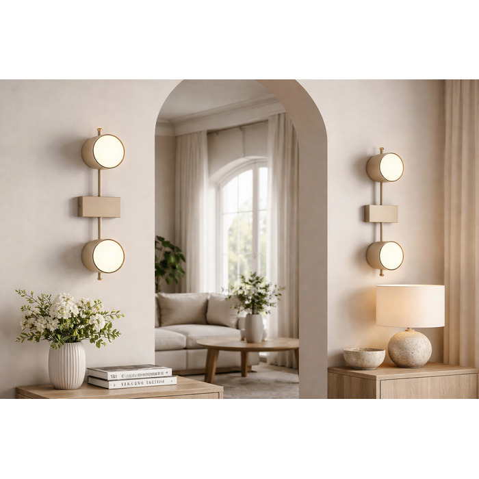 Підвісна люстра Elko-Lighting Mono Ecru 2 точки світла GX53