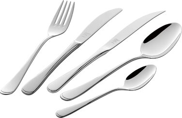 ZWILLING Nottingham Cutlery Set, 72-Piece, For 12 People, 18/10 Stainless Steel/High-Quality Blade Steel, Polished, Silver 72-Piece Nottingham