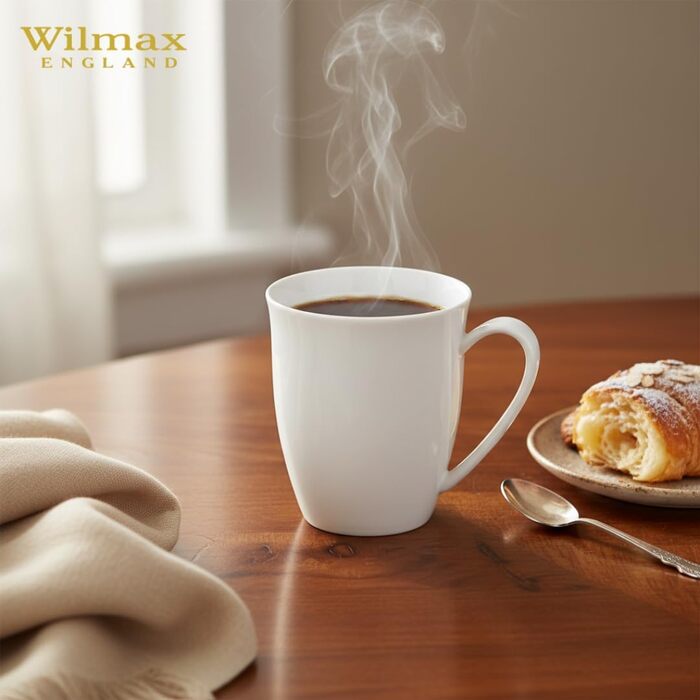 Набір чашок Wilmax для чаю та кави, 2 шт, 630 мл, порцеляна