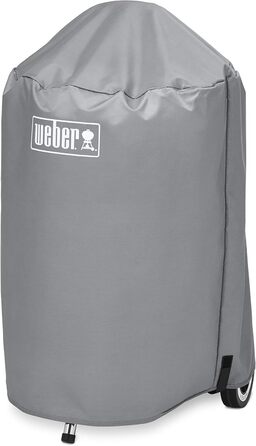 Вугільний гриль Weber Compact Kettle 47 см, чорний, кришка та захисний чохол, круглий мангал