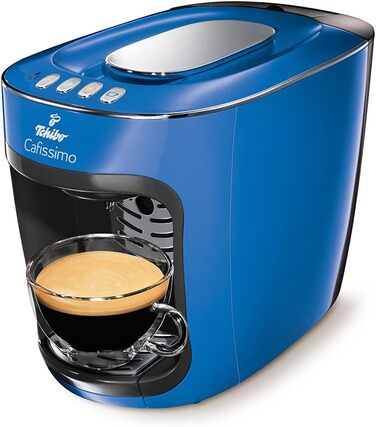 Кавова капсульна машина Tchibo Cafissimo mini для кави, еспресо, крема та чаю, синя