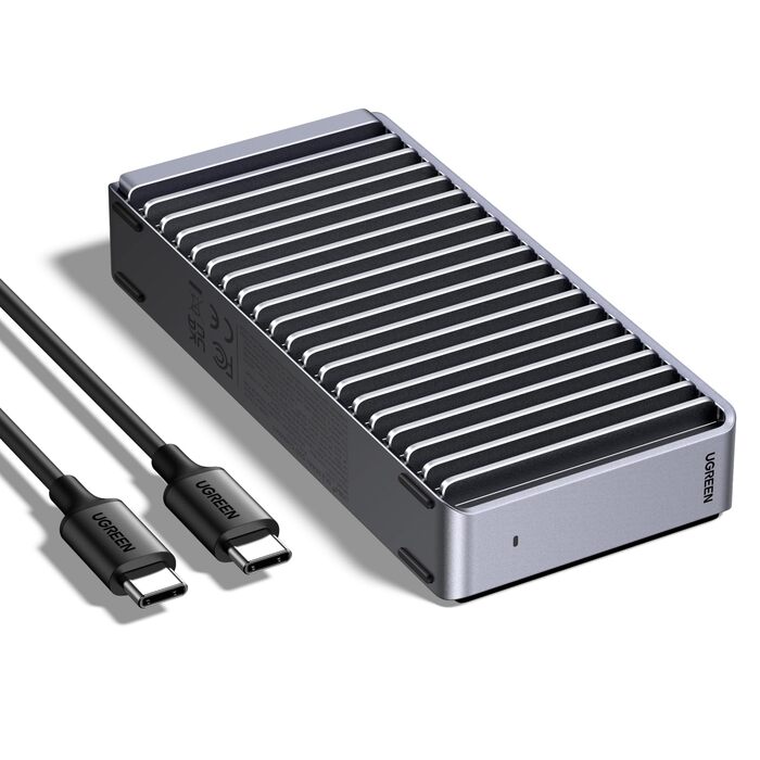 Зовнішній корпус для NVMe SSD UGREEN Thunderbolt 4, 40Gbps, швидкість до 3848МБ/с