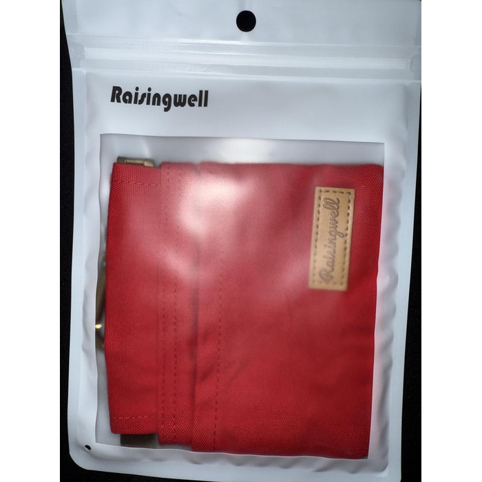 Сумка для корму для собак Leckerlibeutel – зручна для прогулянок, з міцної бавовни, з карабіном та самозакривною застібкою, ідеальна для подорожей та активного відпочинку (червона)