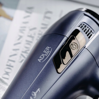 Фен для волосся Adler Europe 2400 Вт, фіолетовий, з іонізацією та кабелем, що згортається