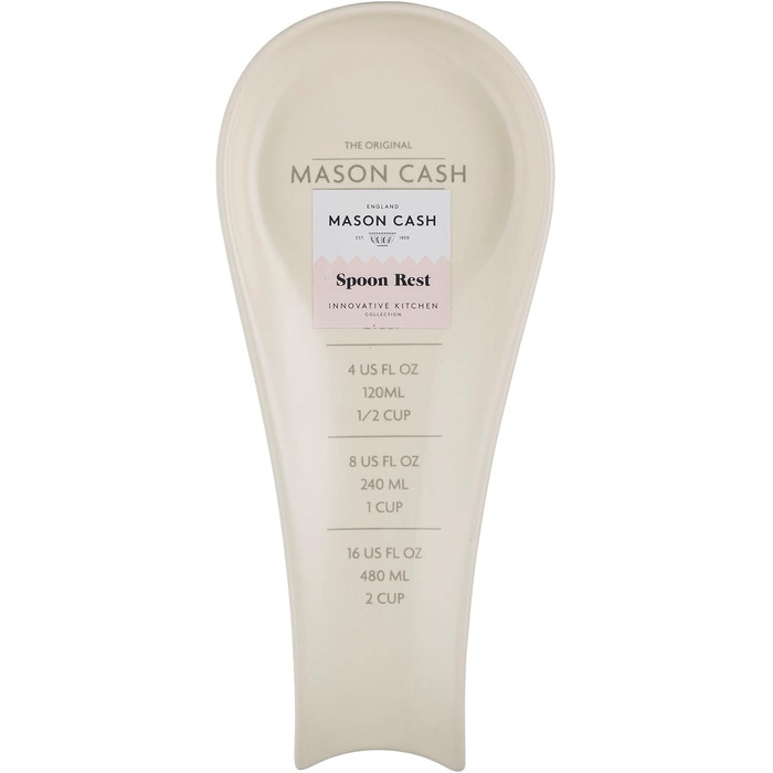 Mason Cash Innovative Kitchen Spoon Rest, Ceramic, 11 x 25 x 3 cm, 2008.190, Beige