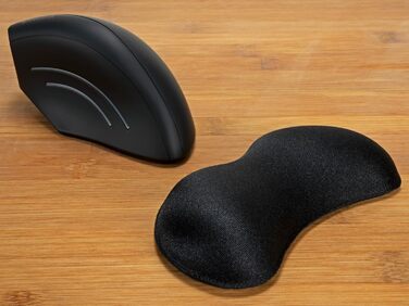 Підставка для зап'ястя Speedlink LAX Gel Mouse Wrist Rest - чорна, з гелевою начинкою, антиковзаюча