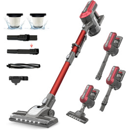 Бездротовий пилосос Akitas V10: 30V, 450W, до 50 хв роботи, 3 режими, для дому та тварин. Безщітковий двигун, Li-Ion акумулятор