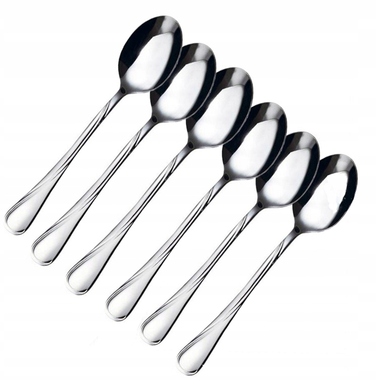 Набір столових приборів Kinghoff на 72 предмети для 12 осіб, метал, глянцевий