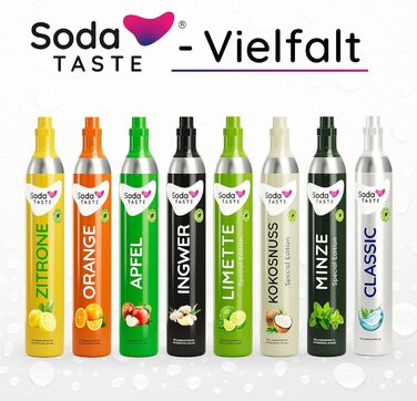 Набір Mysoda Woody: Газова вода вдома - Спрейер з екологічного дерева, пляшка 1л BPA-free, 2 балончики CO2 (Classic & Citron)