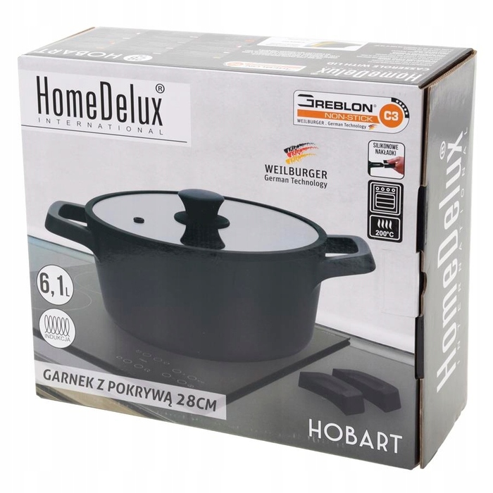 Традиційна каструля Homedelux HOBART, 6,1 л