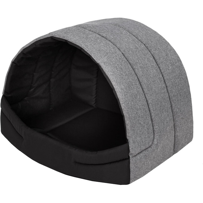 Будка для собак Будинок для собак Лежанка для собак Будинок для котів Спальне місце XL - 60x49 см Сірий