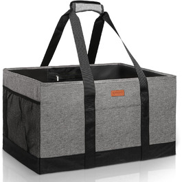MHOMER Reusable Upright Grocery Bags - Extra Waterproof Large Tote Bag with Reinforced Bottom, Foldable Shopping Bags