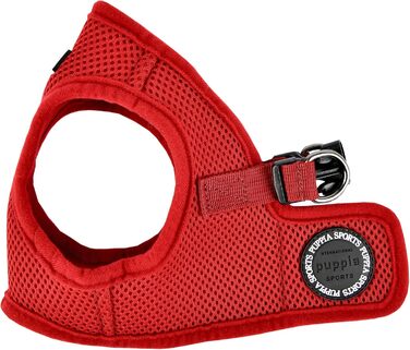 Нагрудник для собак Puppia, M, вишнево-червоний. М'яка жилетка, антигризьковий, для собак середніх розмірів.