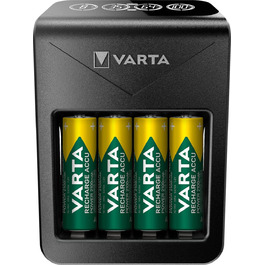 Зарядний пристрій VARTA для акумуляторів AA/AAA, до 8 акумуляторів, LCD Plug Charger+ (одинарний відсік)