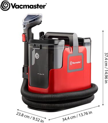 Пилосос миючий Vacmaster STMEUB01 для м'яких меблів, килимів та автомобіля 15КПа 400Вт