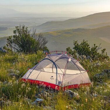 Намет Naturehike Star-River 2 особи, двошаровий, алюмінієві дуги, 20D сірий - для кемпінгу та піших походів