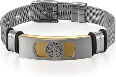 Чоловічий браслет Flongo з нержавіючої сталі 