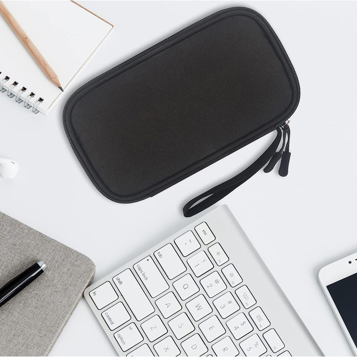 Органайзер для аксесуарів Lacdo: USB-накопичувачі, кабелі, флешки (Чорний)