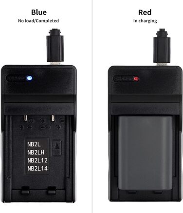 Зарядний пристрій USB NB-2L LCD для Canon EOS 350D 400D та серії PowerShot, Optura, ZR, MV