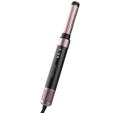 Фен-щітка Cecotec AirGlam Blue 12in1: 12 насадок, Coanda CeramicCare, 1400W, без пуху та пера