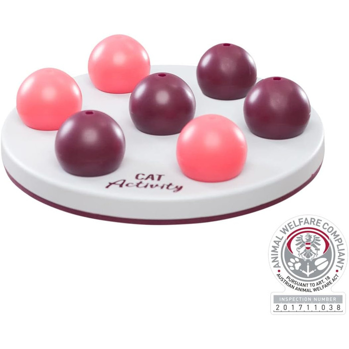 Драбина для котів TRIXIE Gracia 85 см сірого кольору – триповерхова котяча вежа з м'якою лежанкою та іграшкою, зручна та стійка