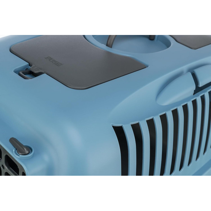 Трійзі Капрі 3 - переносна клітка для тварин з відкритим верхом, S, 40x38x61 см, світло-сірий/темно-синій