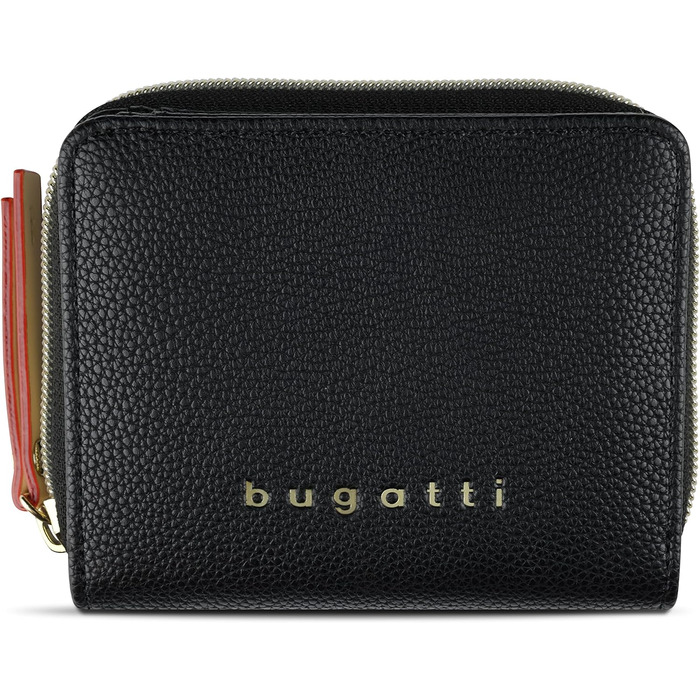 Bugatti Ella small wallet for women, women's wallet, purse, women's purse in black