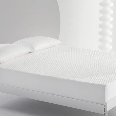 Coriwell Mattress Protector Waterproof - 180 x 200 cm Mattress Cover Mattress Pad Breathable Mattress Cover Mattress Protector made of Bamboo Mattress Protection - Mattress Protector