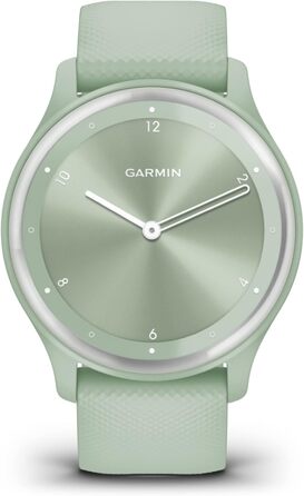 Розумний годинник Garmin VIVOMOVE Sport – унісекс, м'ятний/срібний, відновлений