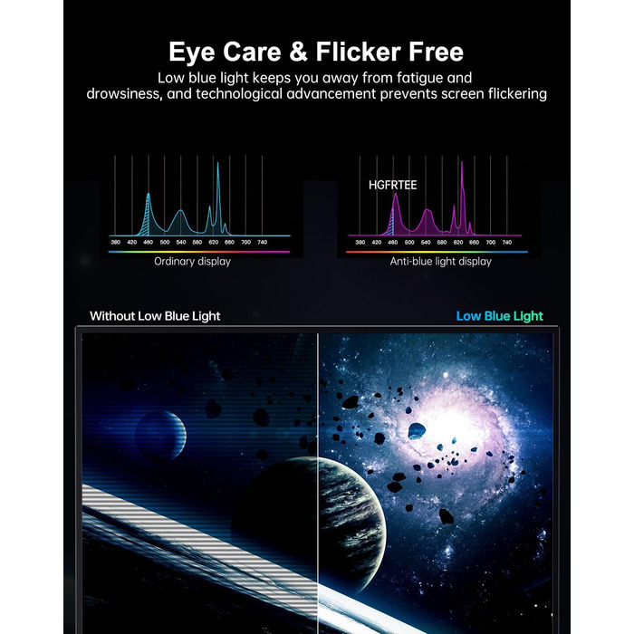 Портативний монітор 12.3 дюйма, FHD 1920x1280, IPS без відблисків, sRGB 100%, 60Hz, динаміки, USB-C, Mini-HDMI, VESA, для Windows/macOS, ігор та роботи (без сенсорного екрану)