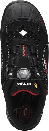Робочі черевики ELTEN Senex XXT Pro BOA ESD S3, чорні, текстиль, пластикова капа, для жінок та чоловіків, легкі, спортивні, 43 EU