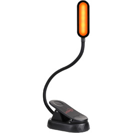LED лампа для читання Clip-On з блокуванням блакитного світла, 1600K, тепле світло, акумулятор 1000mAh, сумісна з Kindle