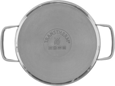 Каструля WMF Compact Cuisine 16,5 см без кришки, 1,5 л, з нержавіючої сталі Cromargan, для індукційних плит, з внутрішньою міткою об'єму, без покриття