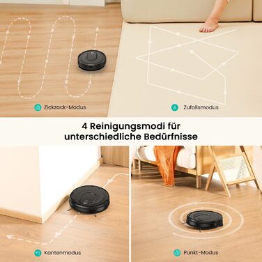 Робот-пилосос Vexilar W7 3-в-1 з функцією миття, потужність 4000Pa, 120 хв роботи, керування через додаток/пульт, для тварин, килимів та твердих поверхонь