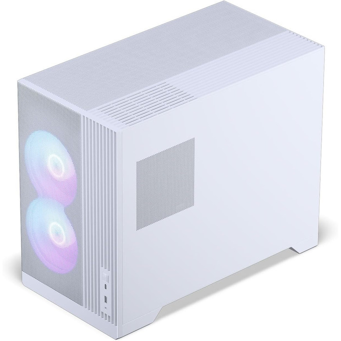Корпус ПК Phanteks XT M3 Mini-Tower White – компактний Micro-ATX з темперованим склом, підтримкою радіатора 360 мм та відеокарти 430 мм, 3 RGB вентилятори