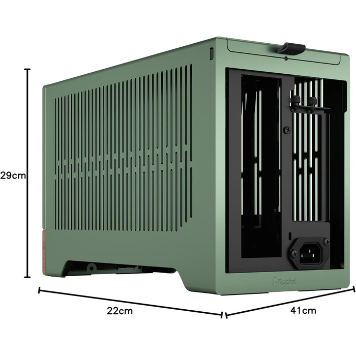 Корпус для ПК Fractal Design Terra Wood Walnut - mITX Gaming з PCIe 4.0 та USB Type-C
