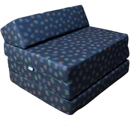 Складаний матрац FORTISLINE Vito 200x70x10 см, 3-секційний, H2, гостьовий, для кемпінгу, складане ліжко для дорослих, знімний чохол, пінополіуретан