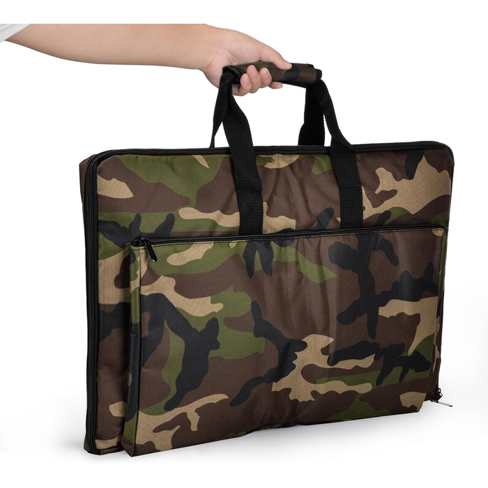 Bingfu Travel Bag for Starlink Gen3 Satellite Internet Kit – Double Pocket Design for Antenna, Ethernet Cable, Router, Power Supply – Ideal for RV Camping and Outdoor Use, Camouflage Pattern