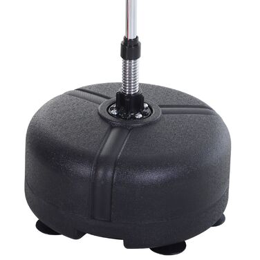 HOMCOM Punching Ball Set Standbox Training Set 136-154 cm Height Adjustable with 1 Pair of Gloves Suitable for Professionals and Beginners Black | Aosom