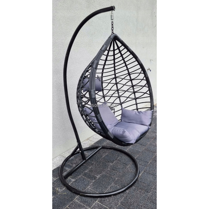 Підвісне крісло-гойдалка на стійці, 106 см, витримує до 150 кг